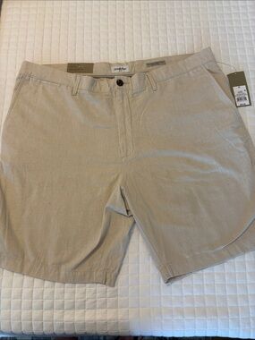 Goodfellow & Co Men’s Light Beige Flat-Front Shorts